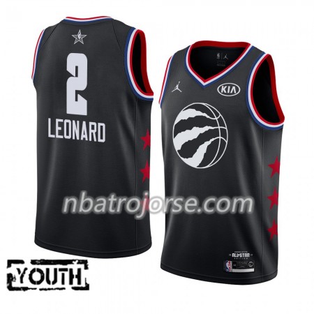 Barn Toronto Raptors Tröja Kawhi Leonard 2 2019 All-Star Jordan Brand Svart Swingman Barn Toronto Raptors Tröja Kawhi Leonard 2 2019 All-Star Jordan Brand Svart Swingman